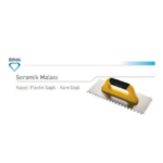 232 DEKOR SERAMİK MALASI 8*8 PLASTİK SAPLI 40 CM