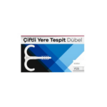 ÇİFTLİ YERE TESPİT DÜBELİ 250 Lİ