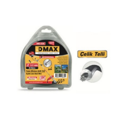 DMAX TIRPAN MİSİNASI ÇELİK TELLİ 3.3 MM